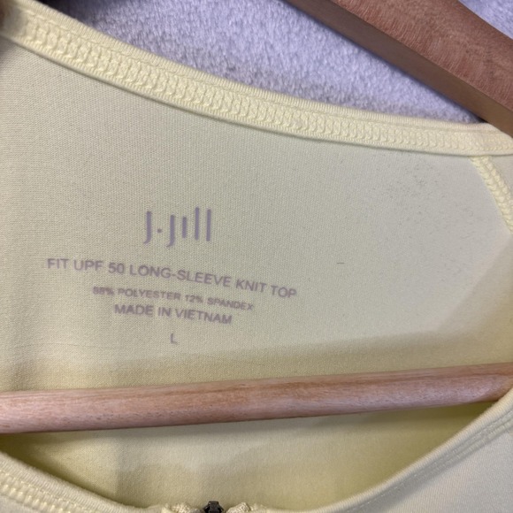 Lot Of 3 J. Jill Tops Cropped Pants Set Womens Large 10 Lightweight Spring Shirt - Picture 8 of 16